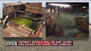 Testimony begins in trial for man who owns green ooze site