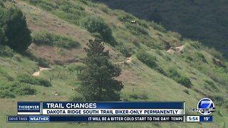 Trail at Dakota Ridge South will be biker-only permanently