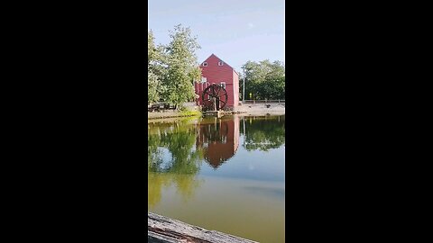 •Country water mill