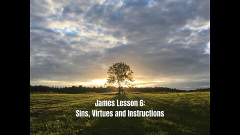 Sins, Virtues, and Instructions - Wisdom From James