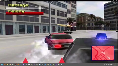 Driver 2 PS1: short police chase in rio 1