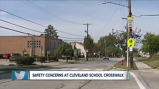 Construction causes crosswalk concerns near Collinwood charter school