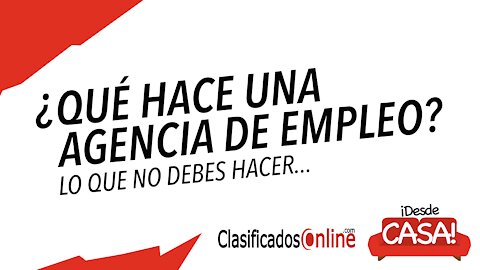 ¿Qué hace una agencias de empleo? - ClasificadosOnline.com