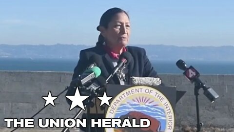 Interior Secretary Haaland Delivers Remarks at Alcatraz Island