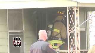 3 displaced after house fire in Lansing