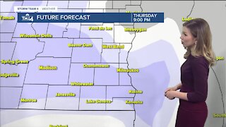 Cold continues with chance for snow Thursday