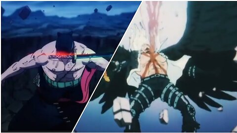 Zoro vs King -Spenta Mainyu(Zoro) vs Angra Mainyu,Maalik/Melek Taus l'angelo pavone il re dell'inferno,Abaddon l'angelo della morte lo sterminatore,Satana,Phanes/Lucifero il dio venerato dalla massoneria,dagli gnostici,dagli ebrei e pagani