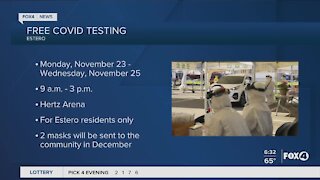 Free covid testing in Estero