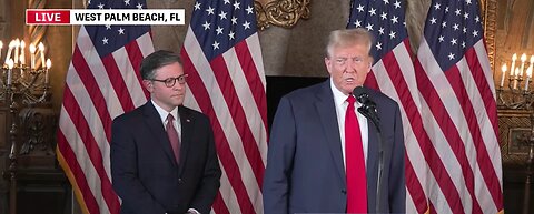 President Donald Trump & Speaker Johnson Give Remarks in Palm Beach, FL on 4/12/24