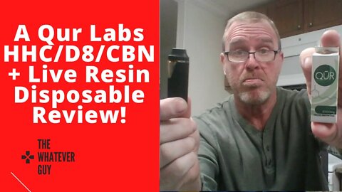A Qur Labs HHC/D8/CBN + Live Resin Disposable Review!