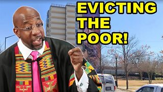 Raphael Warnock's church EVICTS homeless people for back rent for as little as $28! SHAMEFUL!