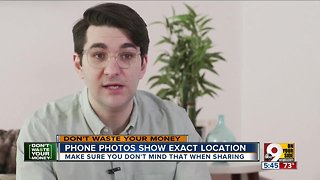 Even if you're careful, phone photos can spread personal information