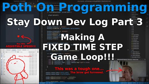Stay Down Dev Log - Part 3 - Fixed Time Step Game Loop, Pausing!