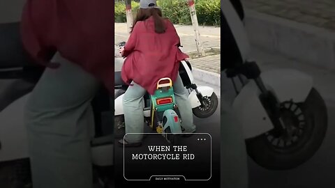 When the Motorcycle Rides the Motorcycle 🤣#shorts #Funny