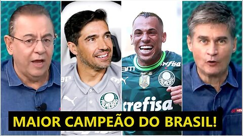 "Gente, o Palmeiras FOI CAMPEÃO de 4 dos ÚLTIMOS 8 Brasileiros! Isso MOSTRA que..." VERDÃO DÁ AULA!