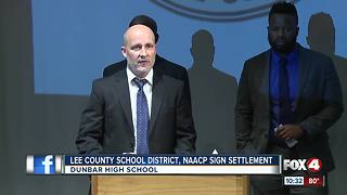 Lee County School District, NAACP sign settlement