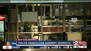 Tulsa Police search for two robbery suspects