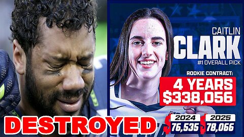Russell Wilson DESTROYED for Virtue Signaling for WNBA after Caitlin Clark's LOW salary revealed!