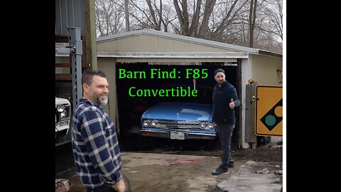 Barn Find: I Sold A 1963 F85 Convertible That Was In Storage For 40 Years!!