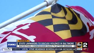 Lawmakers, public meeting to focus on crime solutions in Baltimore