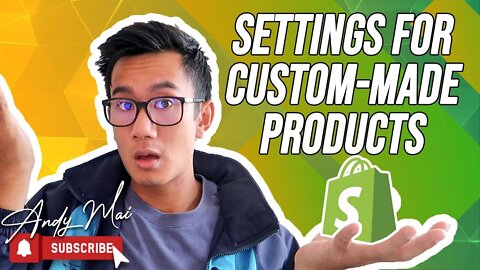 Shopify Shipping Settings For Custom Made Products With Different Weights
