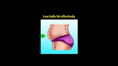 lose belly fat effectively