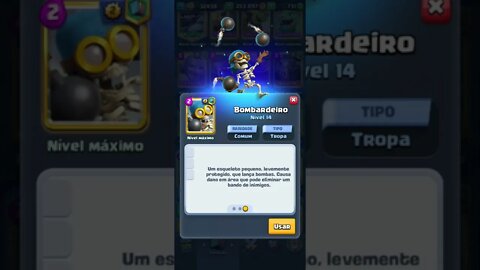 CLASH ROYALE - BOMBARDEIRO NÍVEL MÁXIMO