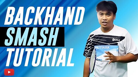 Backhand Smash Tutorial featuring Fikri fazrin (Eng Subs) #badminton