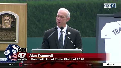 Tigers honor Hall of Famer Alan Trammell, retire No. 3