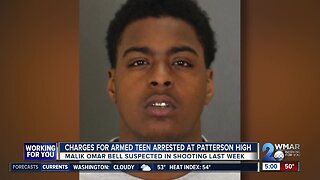 Charges for armed teen arrested at Patterson High