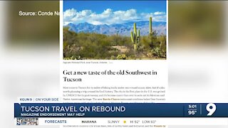 Tucson travel rebounding
