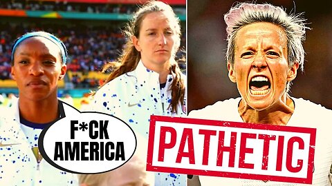 US Women's Soccer Team EMBARRASSES America AGAIN | USWNT Refuse To Sing National Anthem At World Cup