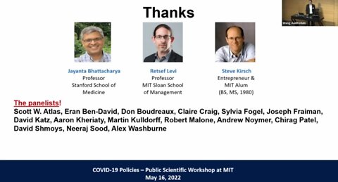 Prof. Retsef Levi: COVID: Public Scientific Workshop COVID-19 Public Policies at MIT