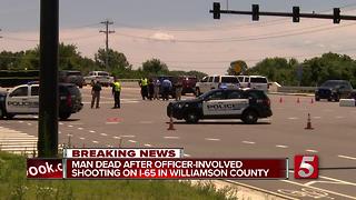 Suspect Killed In Officer-Involved Shooting