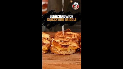 Glazed Donut, Bacon, Cheese, and Glaze Sandwich on the Blackstone Griddle