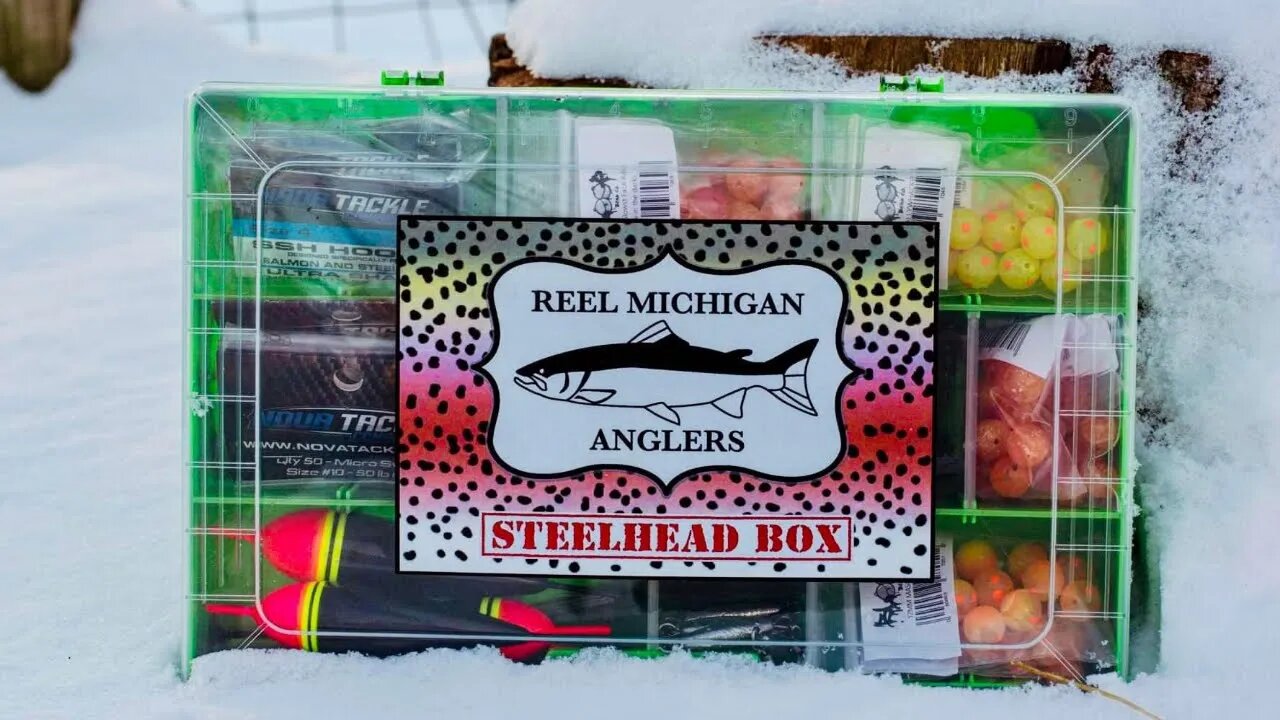 Reel Michigan Anglers Steelhead Box Loaded Steelhead Tackle Box