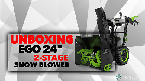 Unboxing The EGO POWER+ 24 in. Self-Propelled 2-Stage XP Snow Blower with Peak Power.