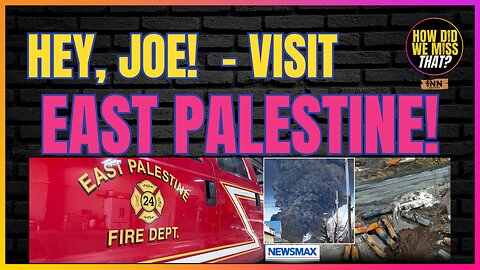 Visit #EastPalestine, Joe Biden! | @IndLeftNews @GetIndieNews @JessicaConardEP @HowDidWeMissTha
