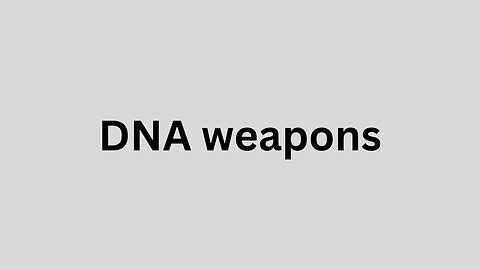 Just Some More Nano DNA Weaponry