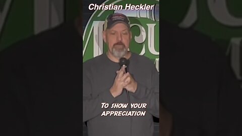 Christian Heckler? #crowdwork #shorts #heckler