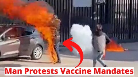 Teacher Sets Himself On Fire To Protest Vaccine Mandates In Italy!
