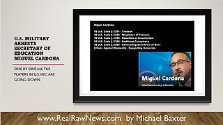 u.s. Military Arrests Secretary of Education Miguel Cardona for Treason and Crimes Against Humanity.