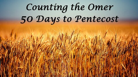 4/8/23 Counting the Omer - 50 Days to Pentecost