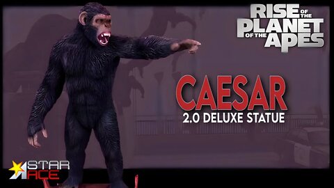 Star Ace The Rise of the Planet of the Apes Caesar 2.0 Deluxe Statue @The Review Spot