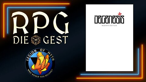 Overview of DEGENESIS #TTRPG | #RPGDieGest #shorts