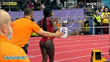 Fatima Diame - Long Jump | 2022 World Indoor Championships