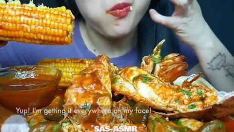 Very Messy Spicy Asmr Seafoods Eating... Pls Like, Subscribe and Comment. Thank you very much...