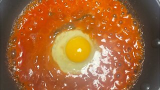 Grandma’s poached eggs in tomato sauce recipe.