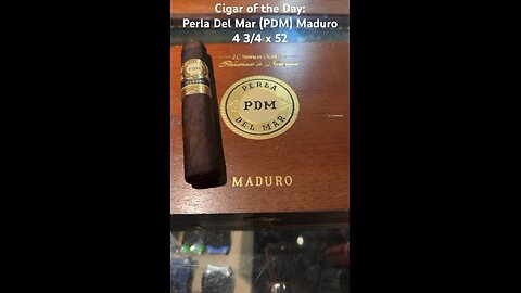 Cigar of the Day: JC Newman Perla Del Mar (PDM) 4 3/8 x 52 Robusto #Cigars #Shorts #CigaroftheDay