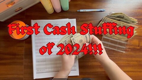 First Cash Stuffing of 2024!| Budget with Me|Zero based Budget